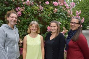 01. Juli 2020 - Auf Los geht's los! Antonia Börner, Ariane Redepenning, Lene Wendland und Anja Riehn (von links)